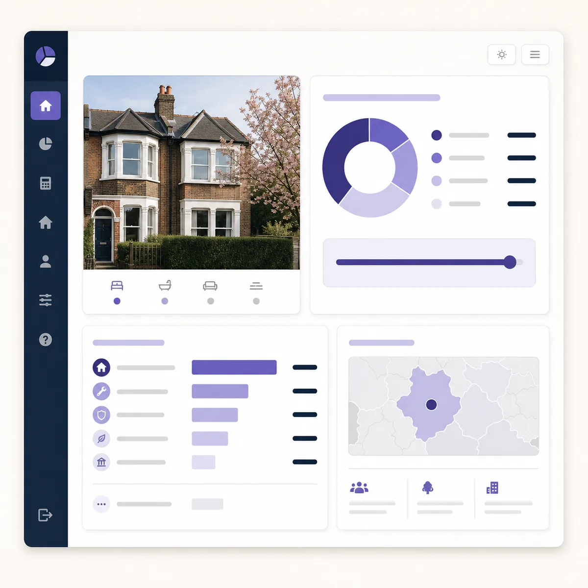 Property affordability screen using Council Tax band and rate data