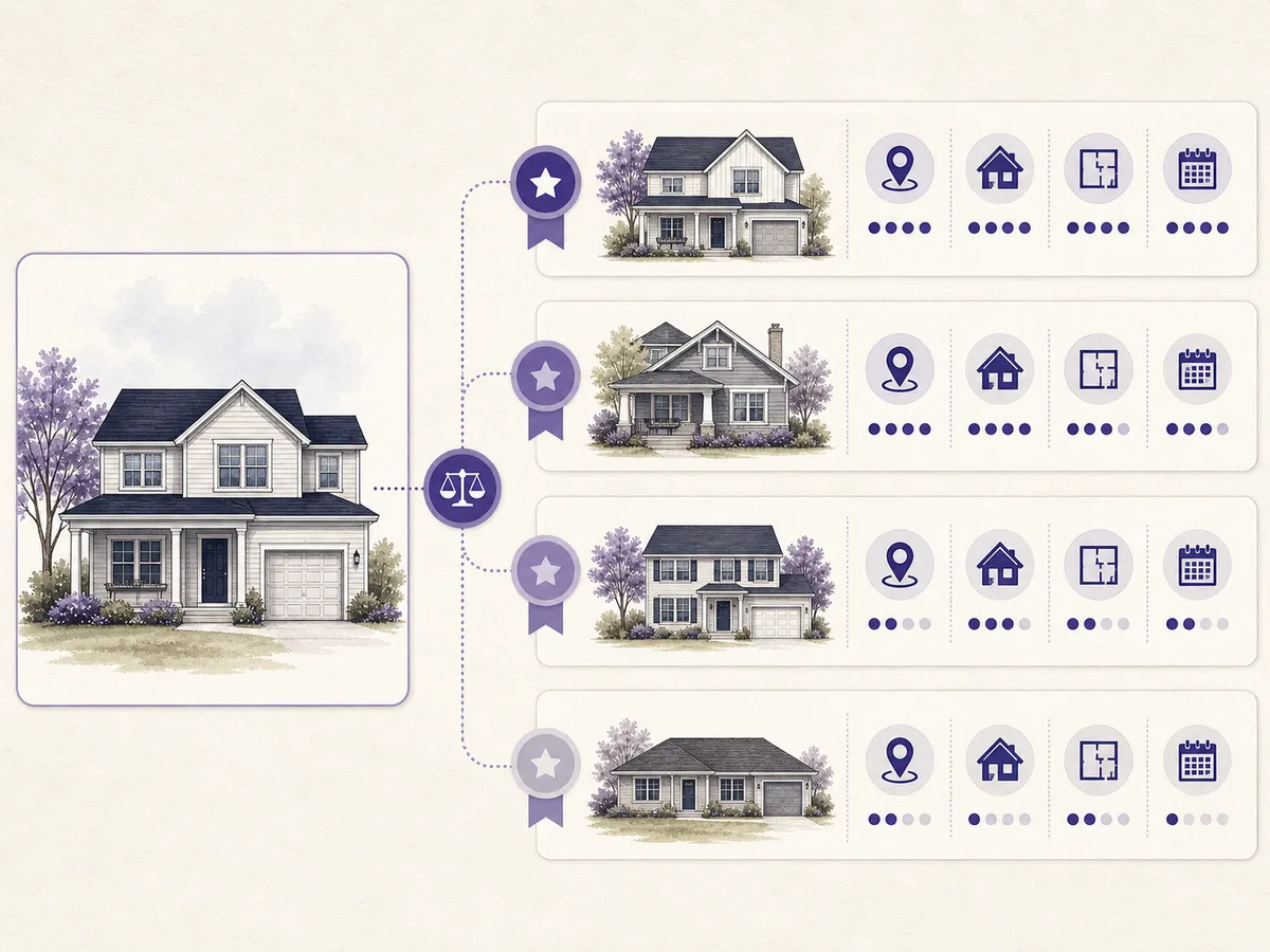Main factors used to select reliable property comparables