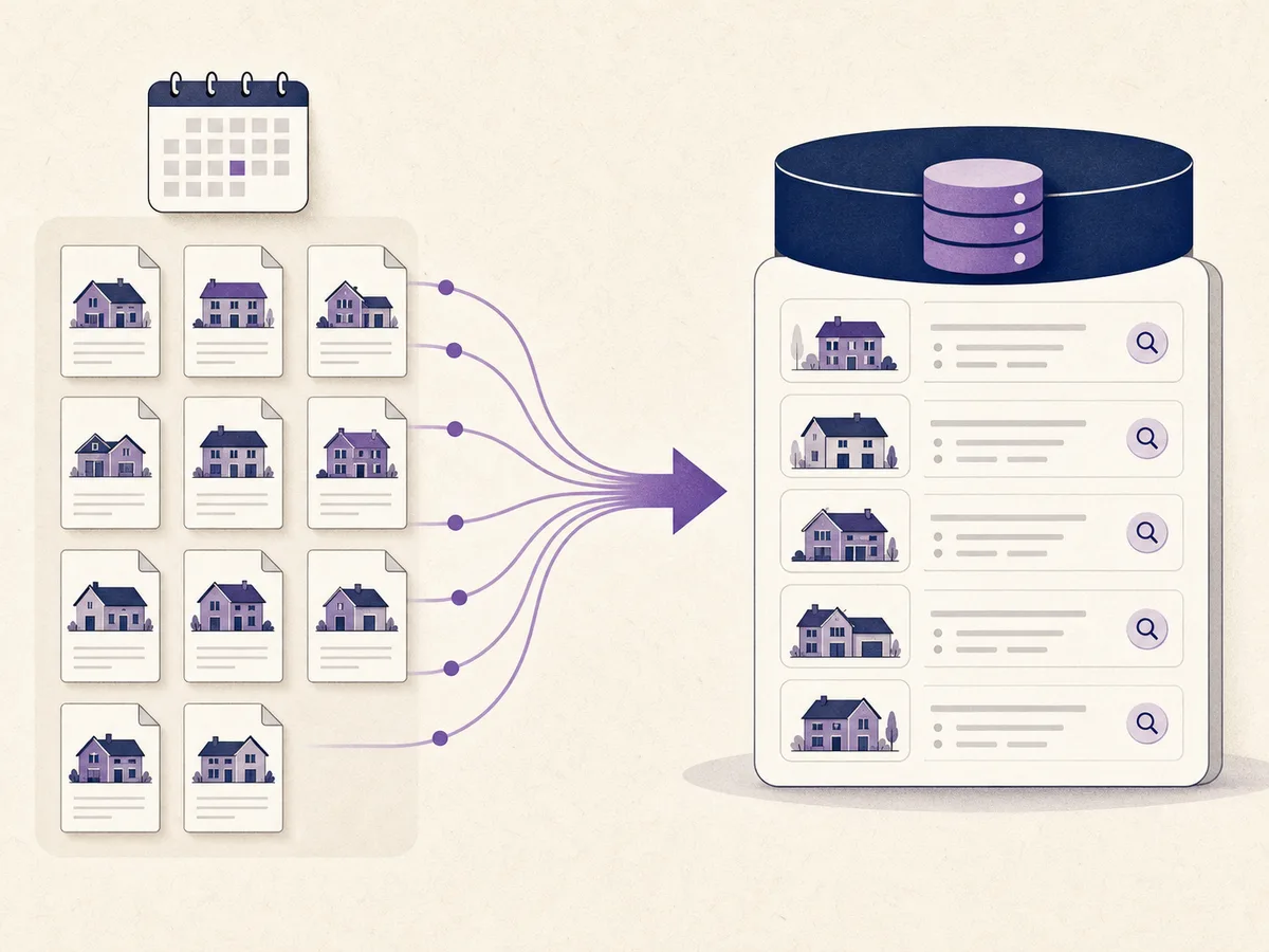 HM Land Registry transaction data flowing into a sold prices API